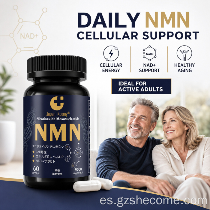 Shecome NMN Cápsulas Energía NAD+ Complejo